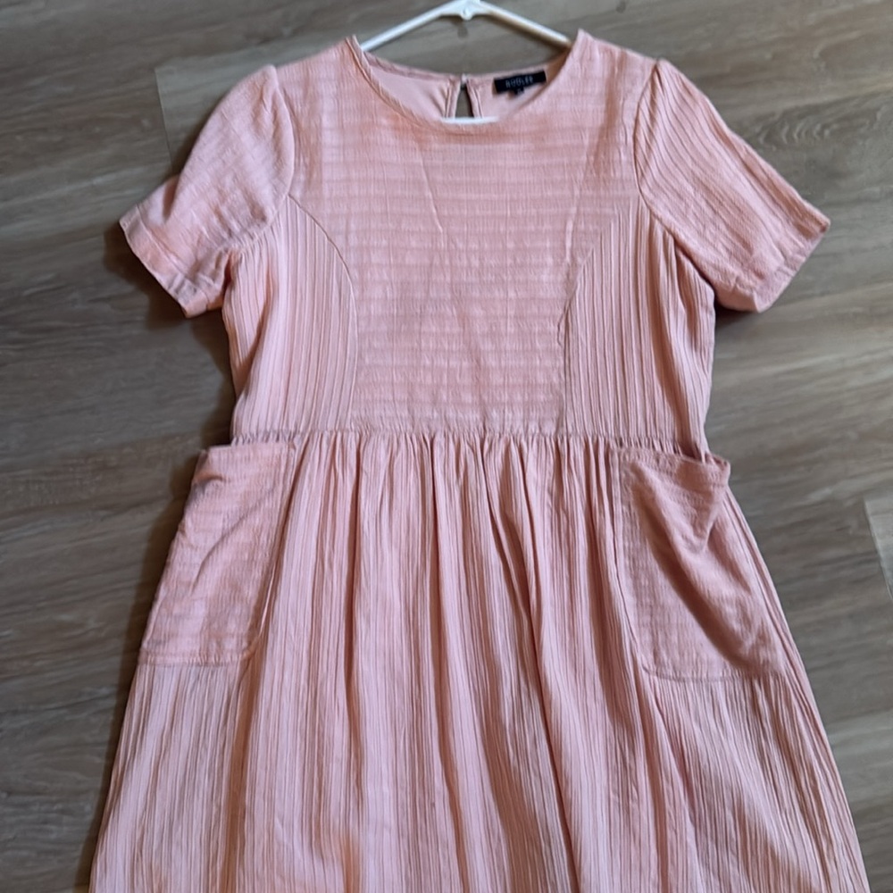 Roolee Flutter Sleeve Modest Juliet Nap Dress Mid… - image 4